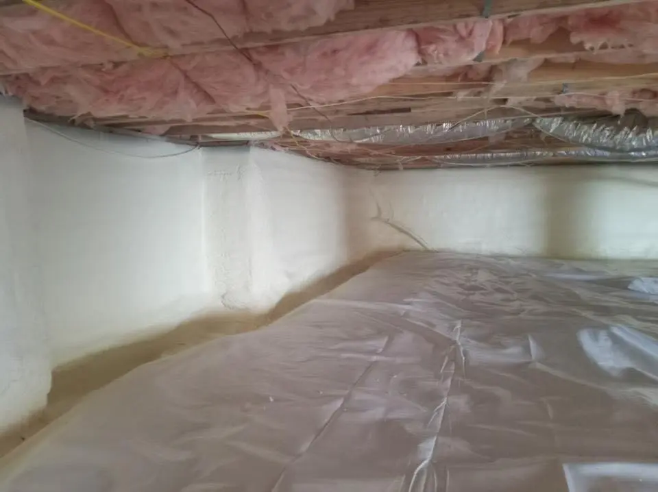 Crawl space encapsulation with closed-cell spray foam for Spray Foam Roofing in Florence